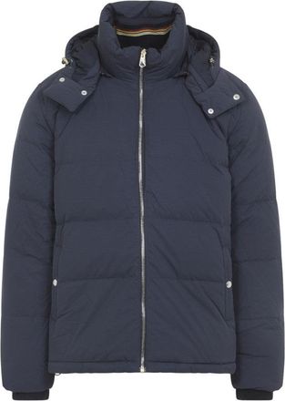 Paul Smith Hooded Navy Blue Polyamide Jacket
