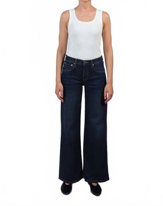Ética Romi Mid Rise Wide Leg Jean In Storm Chaser