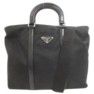 Prada Pre-owned Handbags, female, Black, Size: ONE SIZE Pre-owned Vintage Handbag