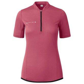 Martini Flowtrail Halfzip Shirt Velotrikot f&uuml;r Damen | rot/rosa