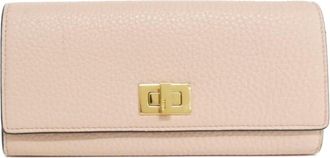 Fendi Leather Long Wallet (Bi-Fold) (Pre-Owned)