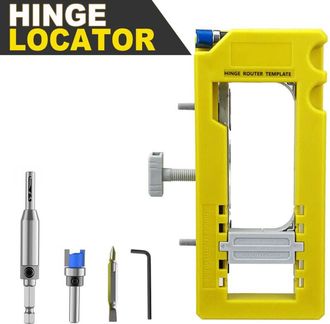 OEM Kit De Plantillas Cl&aacute;sicas Para Bisagras De Pl&aacute;stico - Para Fresadora (rojo)