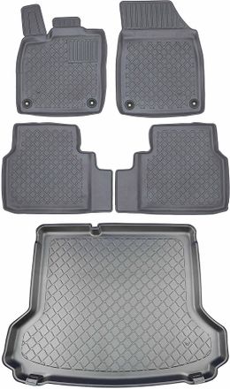 OEM Volkswagen Id.4 Hatchback Desde Diciembre De 2020. Juego De Alfombrillas Para Coche Y Maletero