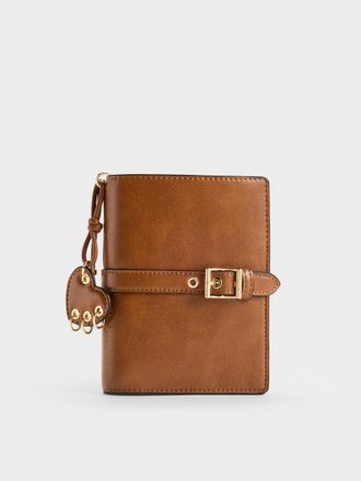Charles & Keith Rey Heart Belted Passport Holder