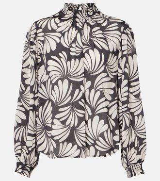 Velvet Leonie printed blouse