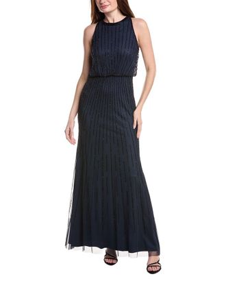 Adrianna Papell Sleeveless Solid Maxi Dress