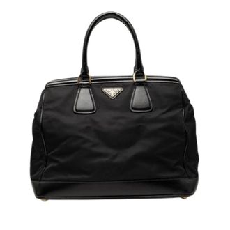 Prada Pre-owned Handbags, female, Black, Size: ONE SIZE Pre-owned Vintage Nylon Handbag