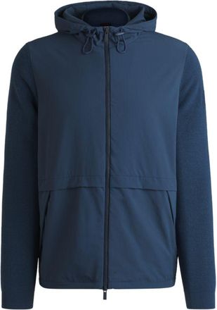 BOSS Softshell jacket with knitted details