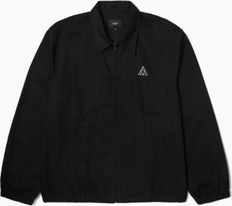 HUF Mens HUF SET Triple Triangle Shop Jacket - Black - Size: 38/Regular