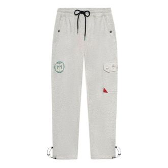 Li-Ning CJ McCollum Graphic Straight Sweatpants Light Grey AKLRF57-1