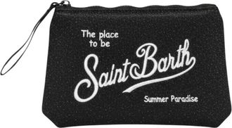 MC2 Saint Barth Clutches, female, Black, Size: ONE SIZE Aline Lurex Pochette