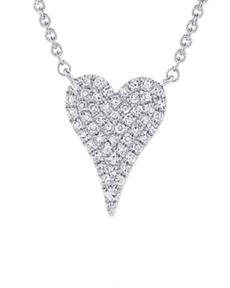 Sabrina Designs 14K 0.14 Ct. Tw. Diamond Heart Necklace
