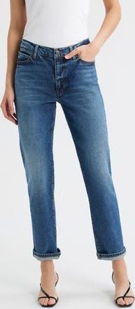 Frame Denim The Borrowed Mid Rise Boyfriend Jeans in Nebula at Nordstrom Rack, Size 25