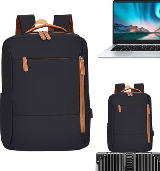 Generic Modern Business Rucksack, Large Travel Backpack, 15 Inch Functional Laptop Bag with Organized Pockets, Stylish Daily Commuter Purse, Versatile Gym and