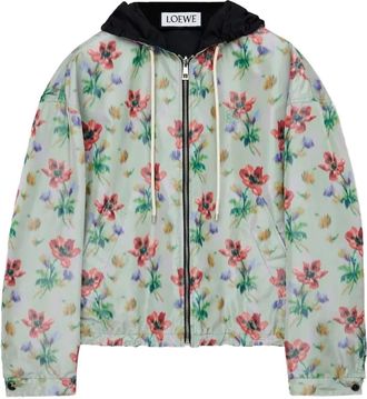 Loewe Giacca reversibile a fiori - Verde