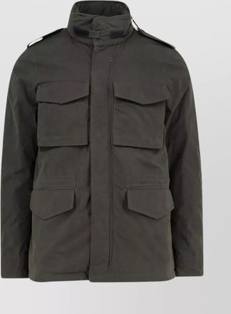 Aspesi cotton blend sahariana adjustable waist