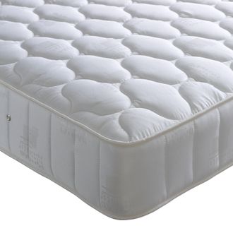 Bedmaster Queen Ortho Spring Mattress in White | Size: Single