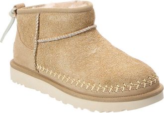 UGG Ugg W Classic Ultra Mini Biarritz Suede Bootie