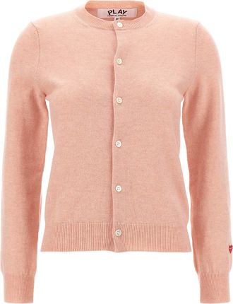 Comme Des Garçons Small Heart Cardigan