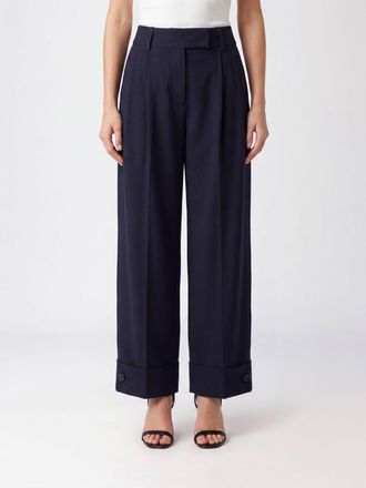 Giorgio Armani Pantaloni palazzo a vita alta in lana vergine