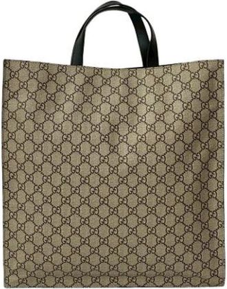 Gucci Pre-owned Tote Bags, female, Brown, Size: ONE SIZE Pre-owned Vintage Tote Bag