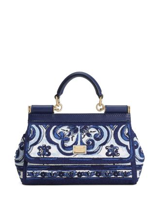 Dolce & Gabbana mini Sicily tote bag - Blue