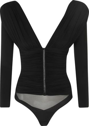 Elisabetta Franchi Body de Crep&eacute; Ligero - Tops - Mujer - Negro - XS