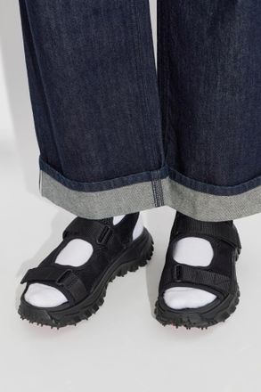 Moncler Trailgrip Vela Sandals, Womens, Black