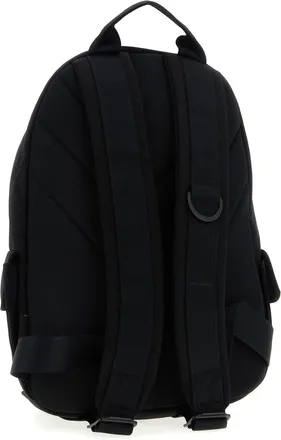 Yohji Yamamoto Cordura Logo Pocket Backpack - Black