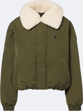 Polo Ralph Lauren Teddy-trimmed technical down jacket