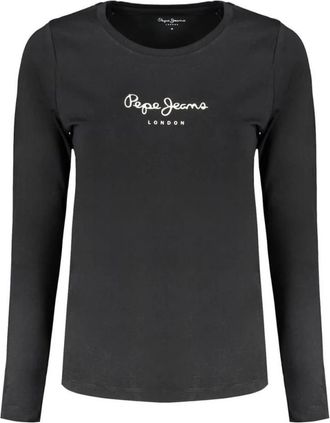 Pepe Jeans London Mujer, Camisetas, Negro, Talla: XL