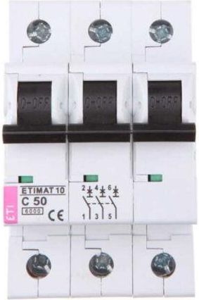 OEM Disyuntor 3p C 50a 6ka Ca Etimat10 002135721