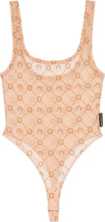 Marine Serre Body in rete - Toni neutri