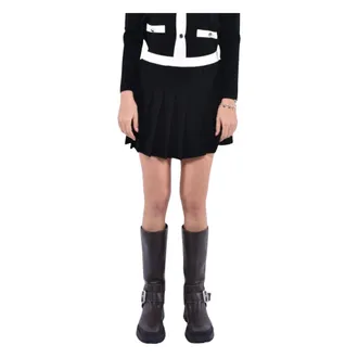Max Mara Elegant Skirt for Women - female - Max Mara Studio - Short Skirts - Black - S - Skirts