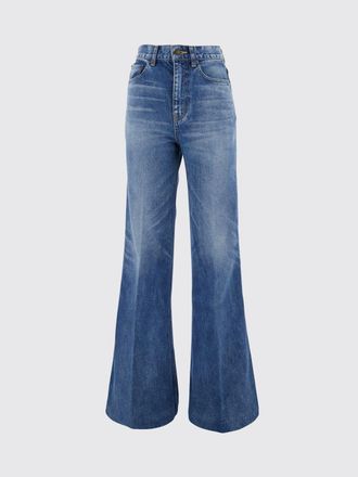 Celine Jeans a zampa in denim a 5 tasche