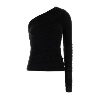 A Gold E Long Sleeve Tops, female, Black, Size: S Annette Tee