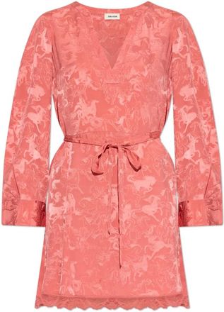 Zadig&Voltaire Ramasco Dress - Dames - Korte kleedjes - Roze - S - Kleedjes