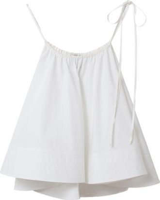 Stella McCartney Top in cotone con volant di Stella Mccartney