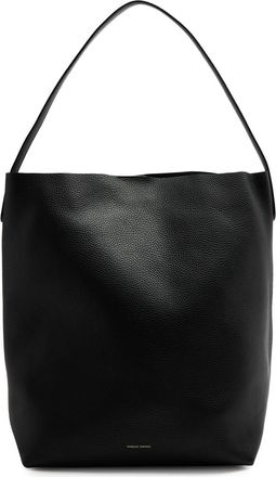 Mansur Gavriel Cabas Large Grained Leather Tote - Black - One Size