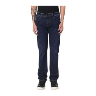 Pantaloni Torino Straight Jeans, male, Blue, Size: 4XS Blue Straight Leg Jeans