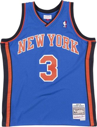 Mitchell & Ness x NBA New York Knicks 2005-06 Swingman Jersey Stephon Marbury 3 SMJYGS18443-NYKROYA05SMB