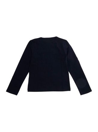 Max & Co. Logo-Embroidered Cotton T-Shirt - Navy