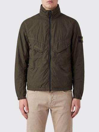 Stone Island Giacca a vento in nylon riciclato ultra-leggero con patch logo