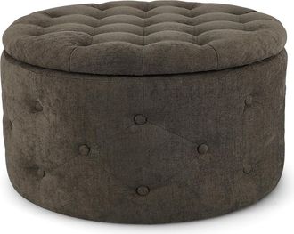 BIZZOTTO Ernestine shoe storage pouf thyme