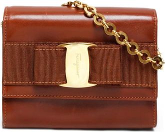 Ferragamo Borsa a spalla Vara mini 1990-2010 - Marrone