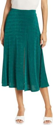 Alexia Admor Side Slit Midi Skirt in Emerald at Nordstrom Rack, Size X-Small
