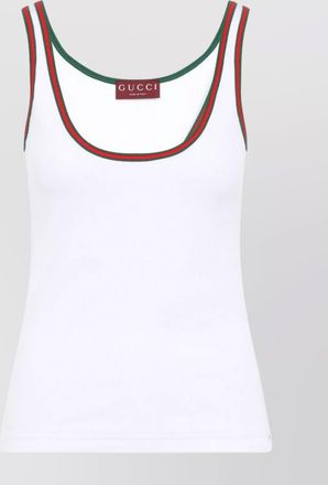 Gucci knit web tank top