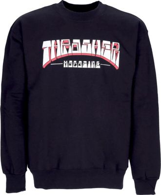 Thrasher Handtekening Crewneck Sweatshirt Zwart/Wit/Rood - Heren - Sweatshirts - Zwart - S - Katoen - Hoodies & sweatvesten