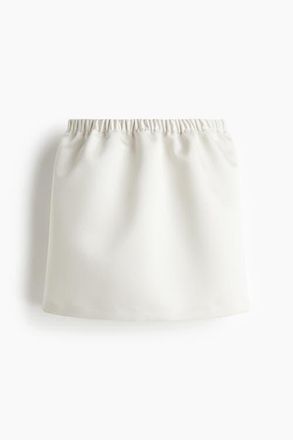 H&M Pull-on Skirt in White at Nordstrom, Size Xx-Large