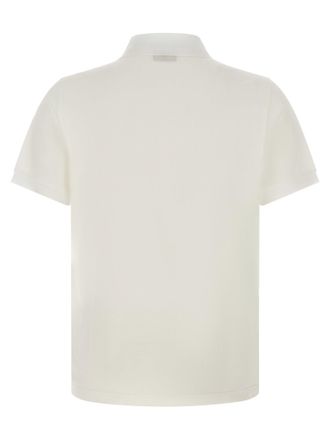 Fendi Metallic Logo Polo Shirt - Cream